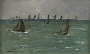 Barche a Berck-sur-Mer da Édouard Manet