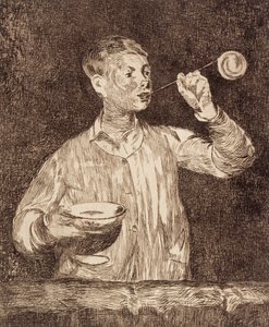 Ragazzo che soffia bolle di sapone da Édouard Manet