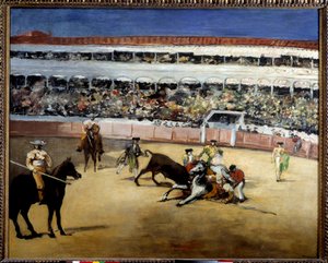 Combattimento di tori da Édouard Manet
