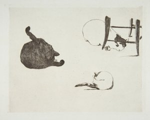 Gatti, 1868-69 da Édouard Manet