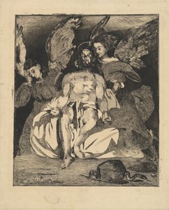Cristo morto con angeli da Édouard Manet