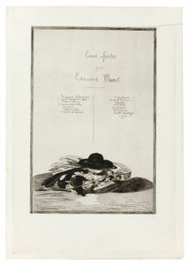 Cappello e chitarra, frontespizio per l