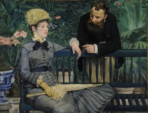 Nella serra da Édouard Manet