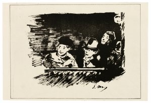 Nella galleria superiore da Édouard Manet