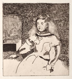 Infanta Margarita, dopo Velázquez da Édouard Manet