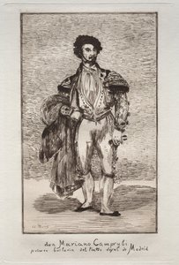 Il ballerino (Don Mariano Camprubi) da Édouard Manet