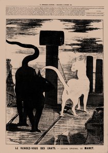 Le Rendez-vous des Chats, 1869 da Édouard Manet