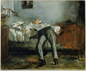 Suicidio... (olio su tela) da Édouard Manet