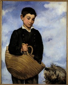 Il bambino con il cane da Édouard Manet