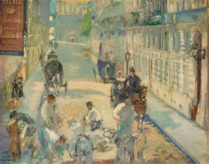 Les Paveurs de la Rue de Berne, 1878 da Édouard Manet