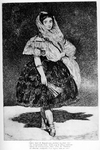 Lola de Valence, c1850-1880 da Édouard Manet