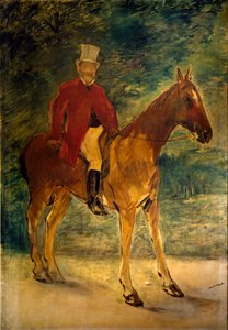 Monsieur Arnaud a cavallo, dipinto di Edouard Manet, 1875 da Édouard Manet