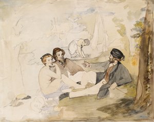 Picnic in a Wood da Édouard Manet