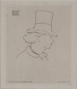 Ritratto di Baudelaire da Édouard Manet