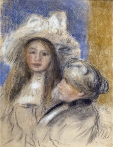 Ritratto di Berthe Morisot (1841-1895) e sua figlia (Julie Manet)