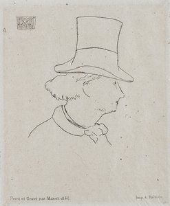 Ritratto di Charles Baudelaire da Édouard Manet