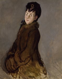Ritratto di Isabelle Lemonnier con un manicotto, c.1879 da Édouard Manet
