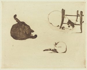 I Gatti, 1869 da Édouard Manet