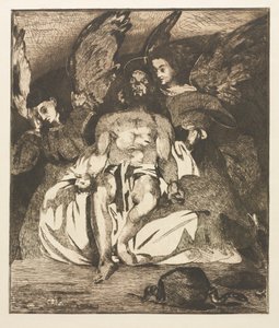 Cristo morto con angeli da Édouard Manet