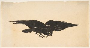Il Corvo Volante, Ex Libris per Il Corvo di Edgar Allan Poe da Édouard Manet