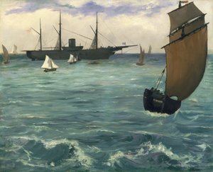 La Kearsarge a Boulogne da Édouard Manet