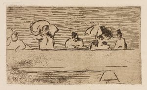 Il parapetto del ponte, tavola 5 da Le Fleuve da Édouard Manet