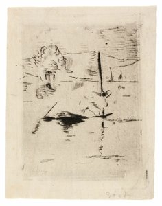 Il fiume nella pianura da Édouard Manet