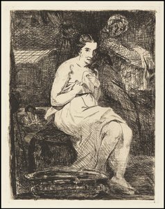 La toilette, 1862 da Édouard Manet