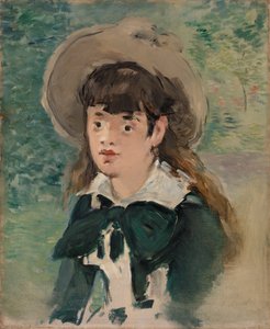 Ragazza su una panchina da Édouard Manet