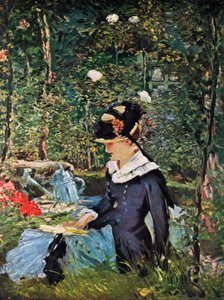 Giovane ragazza sulla soglia del giardino a Bellevue, 1880 da Édouard Manet