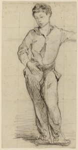 Giovane uomo in piedi (Léon Leenhoff) da Édouard Manet
