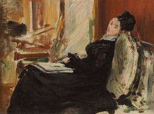 Giovane donna con libro, c.1875