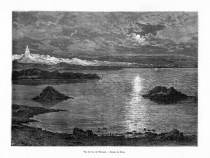Lago Titicaca, Sud America, XIX secolo