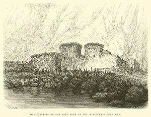 Fortezza di fango sulla riva sinistra del Huilcamayo-Urubamba