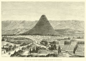 La città e la valle di Arequipa, dalle alture di Yanahuara da Edouard Riou
