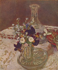 Bouquet di viole del pensiero, non ti scordar di me e margherite circa 1900, c1900, 1946 da Edouard Vuillard