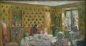 Vicino al Tavolo da Lavoro da Edouard Vuillard