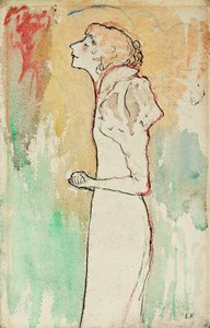 Cantante, c.1891-92 da Edouard Vuillard