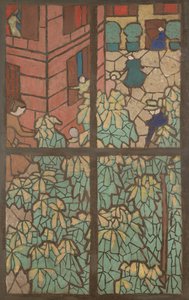 Castagni, un cartone per una vetrata di Tiffany da Edouard Vuillard