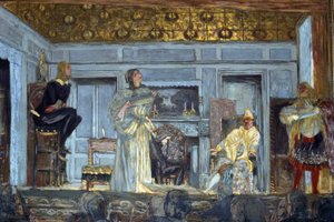 Decori del malato immaginario di Moliere da Edouard Vuillard