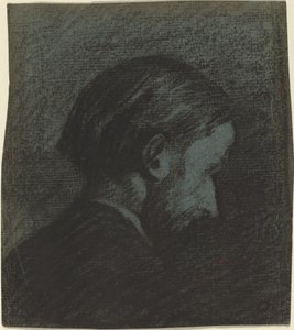 Testa di un uomo barbuto da Edouard Vuillard