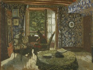 Interno, c.1900-1901 da Edouard Vuillard