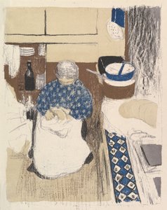La Cuisinière, dalla serie Paysages et Intérieurs da Edouard Vuillard