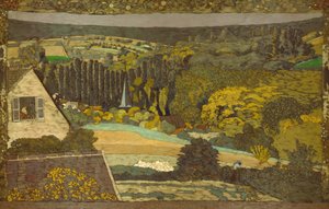 Paesaggio: Finestra con Vista sul Bosco da Edouard Vuillard