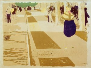 Il viale da Edouard Vuillard