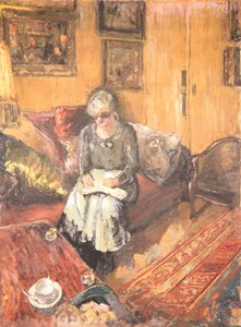 Madame Hessel nel boudoir, Rue de Naples, c.1935 da Edouard Vuillard
