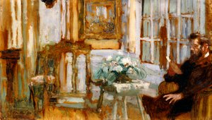 Monsieur Arthur Fontaine nel suo Soggiorno da Edouard Vuillard