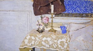 Natura morta con candeliere da Edouard Vuillard