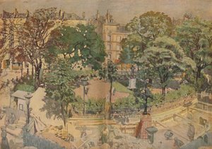 Place Vintimille vista dalla finestra del pittore, 1917, 1946 da Edouard Vuillard