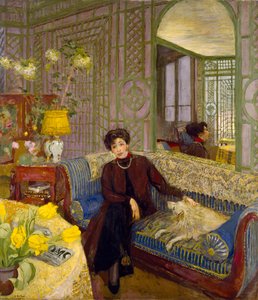 Ritratto di Marcelle Aron, moglie di Tristan Bernard (1866-1947) 1914 da Edouard Vuillard